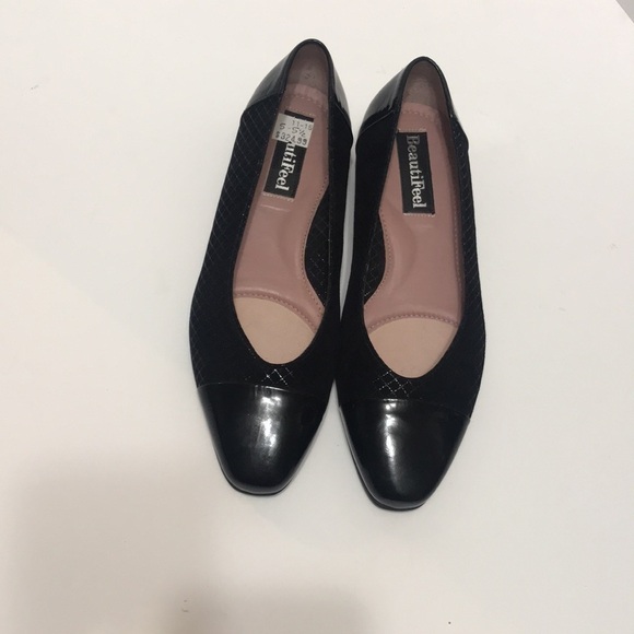 NWT BeautiFeel Black Flats - Picture 2 of 13